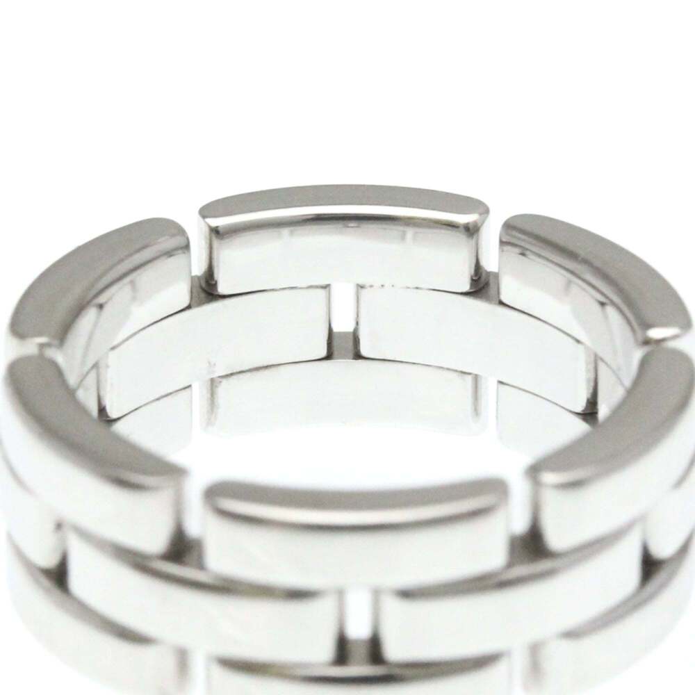 CARTIER 18k Silver Maillon Panthere Ring - Picture 3 of 10